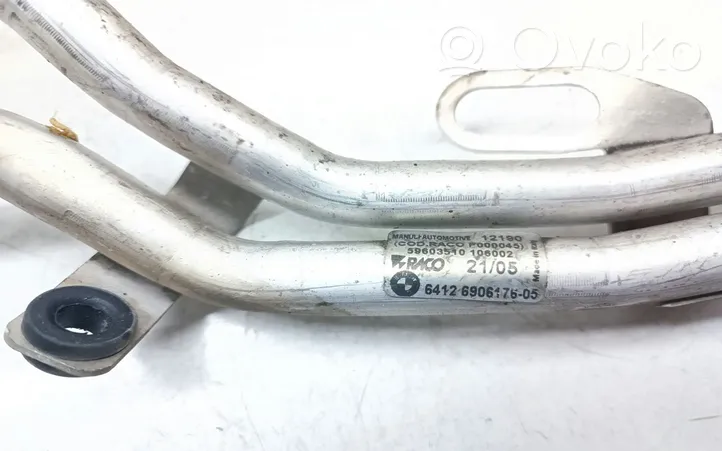 BMW 7 E65 E66 Conduit de tuyau de chauffage Webasto 6906176