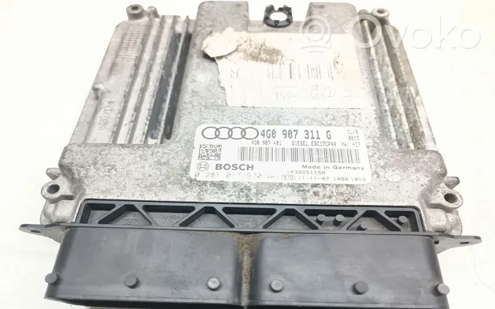 Audi A6 S6 C7 4G Centralina/modulo del motore 4G0907311G