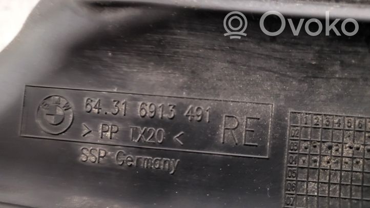 BMW 5 E60 E61 Ilman mikrosuodatin, ilmakanavan osa 64316921597