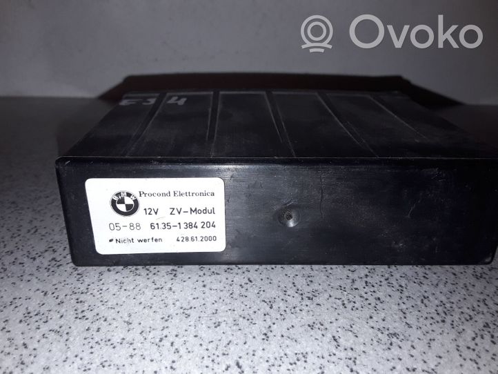 BMW 5 E34 Oven keskuslukituksen ohjausyksikön moduuli 61351384204