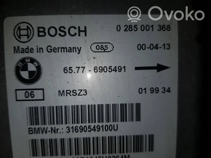 BMW 3 E46 Module de contrôle airbag 65776905491