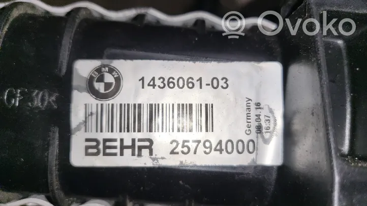 BMW 5 E39 Radiatore di raffreddamento 1436061