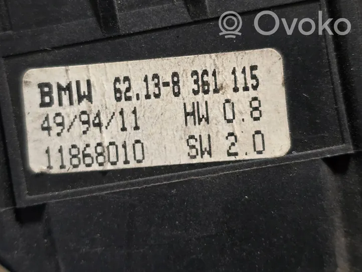 BMW 3 E36 Horloge 62138361115