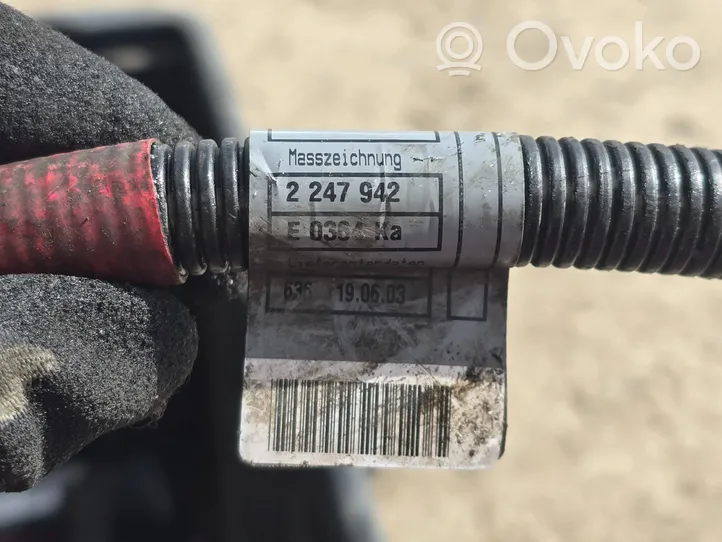 BMW 5 E39 Positive cable (battery) 2247942