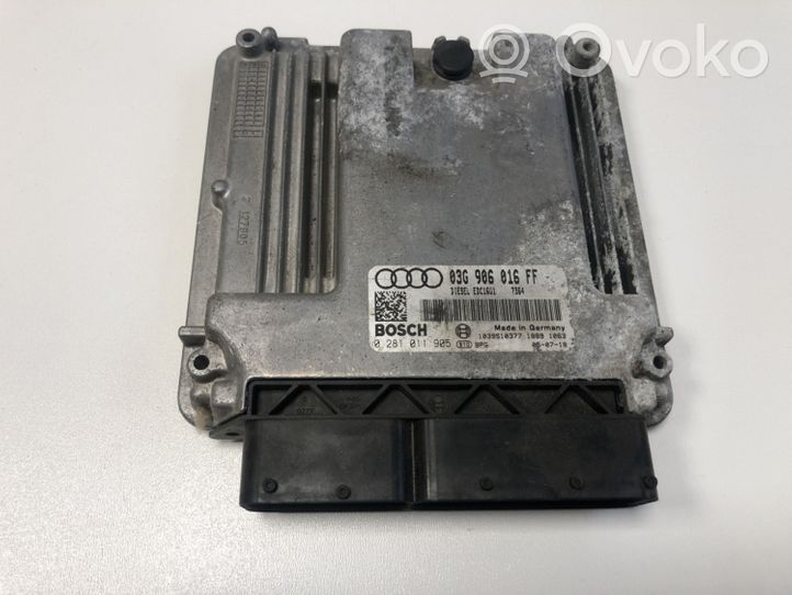 Audi A3 S3 8P Variklio valdymo blokas 03G906016FF