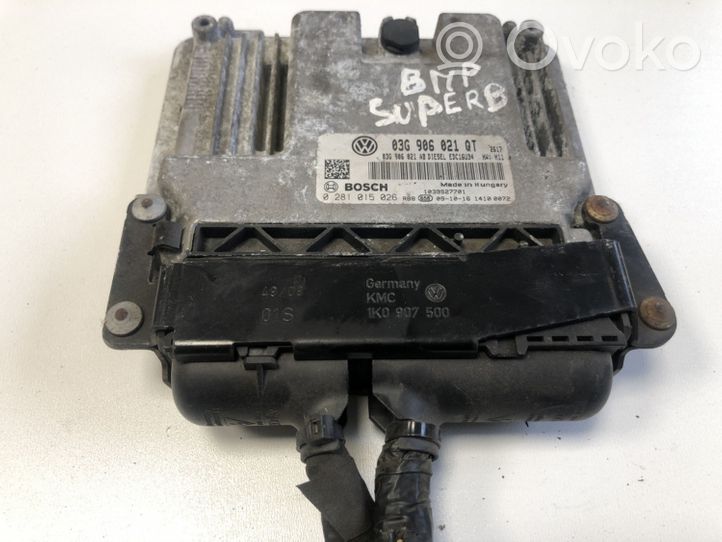 Skoda Octavia Mk2 (1Z) Sterownik / Moduł ECU 03G906021QT