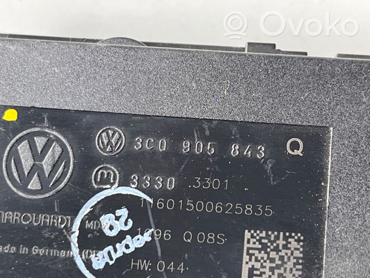 Volkswagen PASSAT B6 Przekaźnik blokady zapłonu 3C0905843