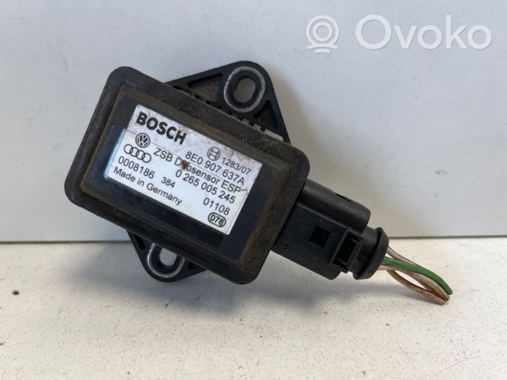 Audi A4 S4 B7 8E 8H Sensor ESP de aceleración de frecuencia del intermitente 8E0907637A