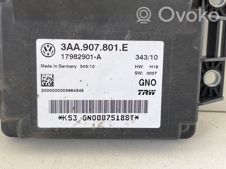 Volkswagen PASSAT B7 Modulo di controllo del freno a mano 3AA907801E