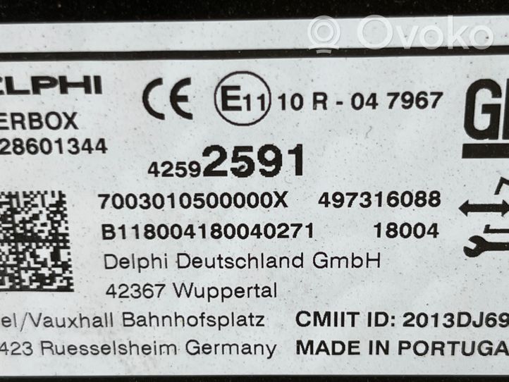 Opel Mokka X Amplificateur de son 42592591