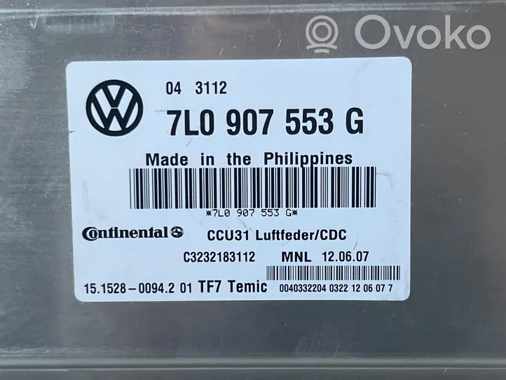 Volkswagen Touareg I Centralina/modulo sospensioni 7L0907553G