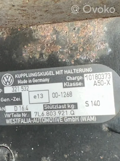 Volkswagen Touareg I Irrotettava vetokoukku 7L6803921Q
