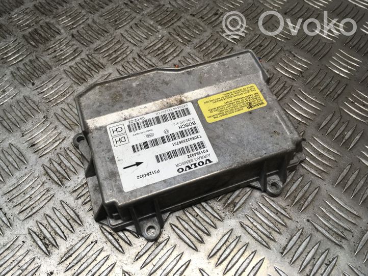 Volvo V70 Turvatyynyn ohjainlaite/moduuli 0285010372