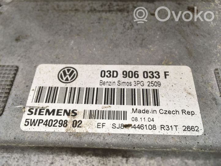 Volkswagen Polo Centralina/modulo del motore 5WP4029802