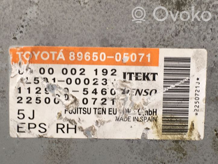 Toyota Avensis T270 Centralina/modulo servosterzo 225000721