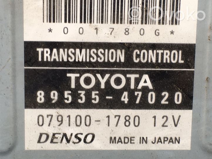 Toyota Prius (NHW20) Voimansiirron vaihteiston venttiilin kotelo 0791001780