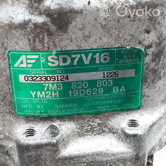 Ford Galaxy Kompresor / Sprężarka klimatyzacji A/C 7M3820803