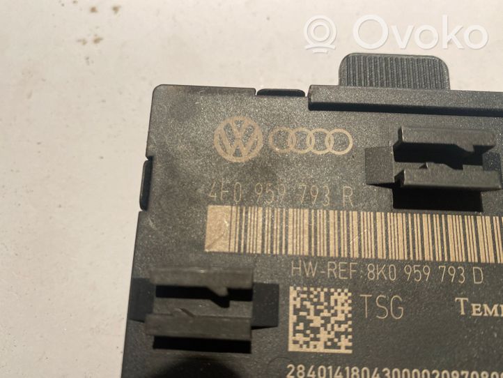 Audi A6 S6 C6 4F Durų elektronikos valdymo blokas 4F0959793R