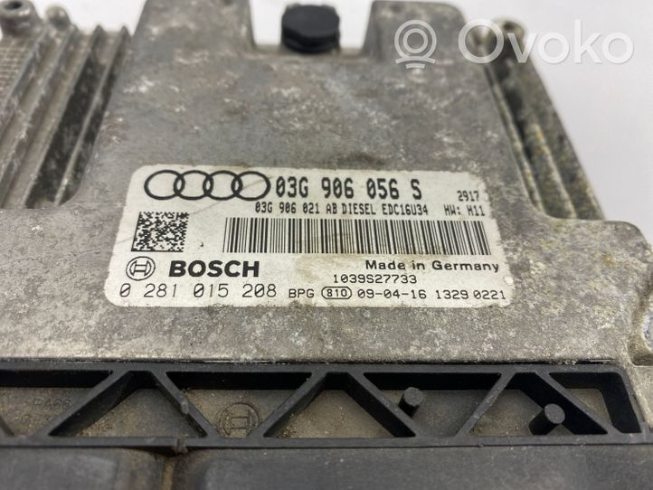 Audi A3 S3 A3 Sportback 8P Sterownik / Moduł ECU 03G906056S