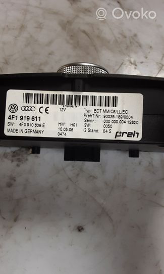 Audi A6 S6 C6 4F Controllo multimediale autoradio 4F1919611