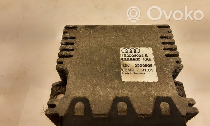 Audi A8 S8 D3 4E Polttoaineen ruiskutuspumpun ohjainlaite/moduuli 4E0906093B