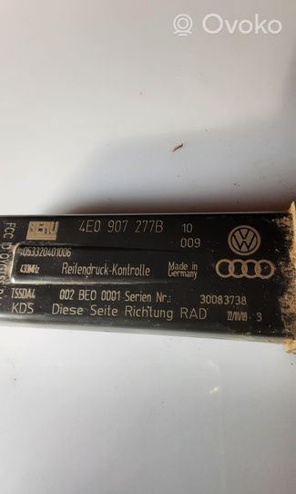 Audi A8 S8 D3 4E Capteur de pression des pneus 4E0907277B