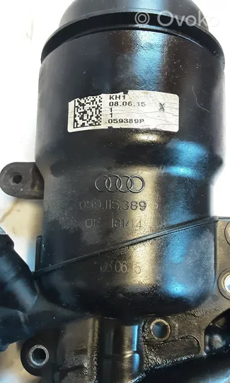 Audi A6 S6 C7 4G Supporto di montaggio del filtro dell’olio 059115389P