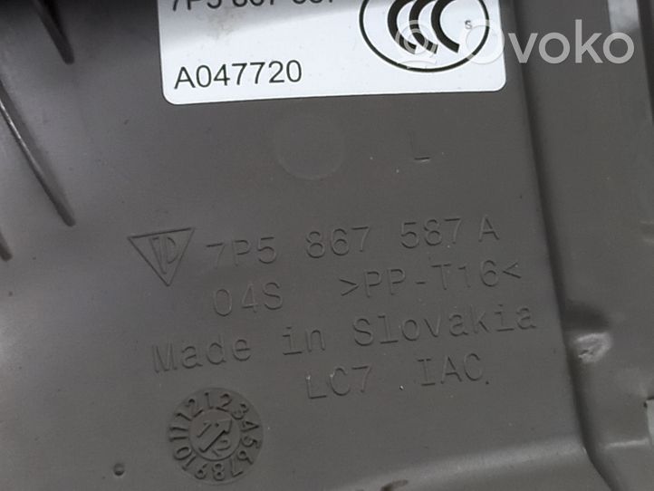 Porsche Cayenne (92A) Moldura lateral de la puerta/portón del maletero 7P5867587A