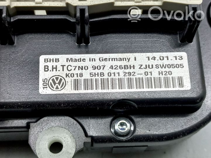 Volkswagen Golf VI Unité de contrôle climatique 5HB011292
