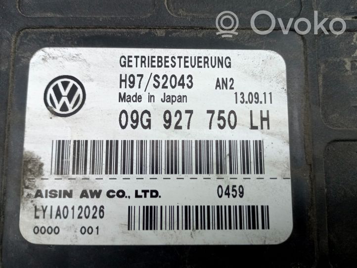 Volkswagen PASSAT B7 USA Pavarų dėžės valdymo blokas 09G927750LH