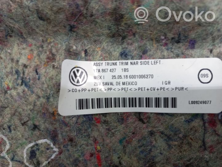 Volkswagen Jetta USA Dolny panel schowka koła zapasowego 17A867427