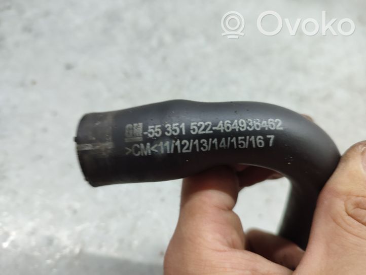 Opel Meriva A Tuyau de reniflard 55351522