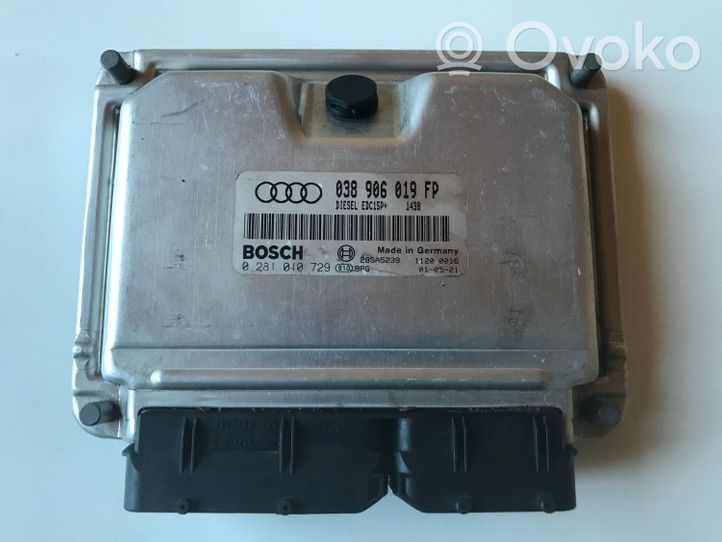 Audi A4 S4 B6 8E 8H Moottorin ohjainlaite/moduuli 038906019FP