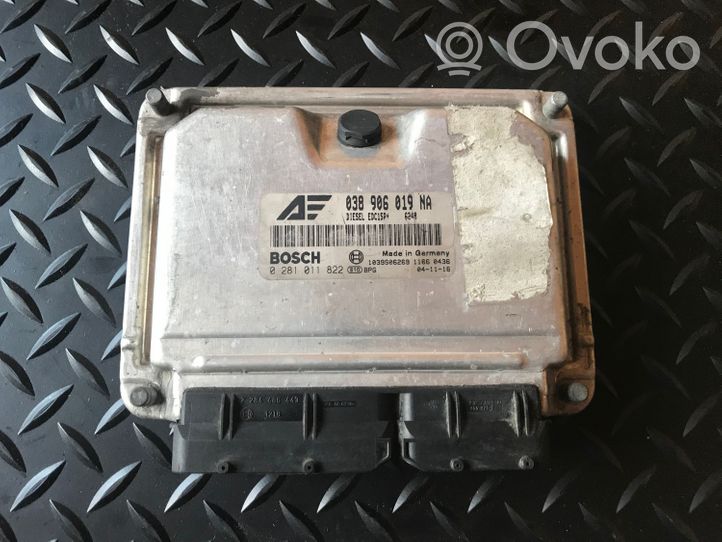 Volkswagen Sharan Calculateur moteur ECU 038906019NA