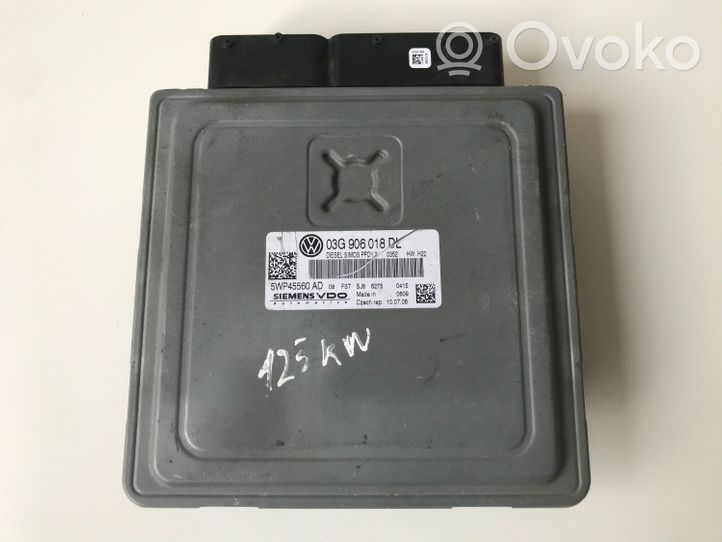 Volkswagen Golf V Sterownik / Moduł ECU 03G906018DL