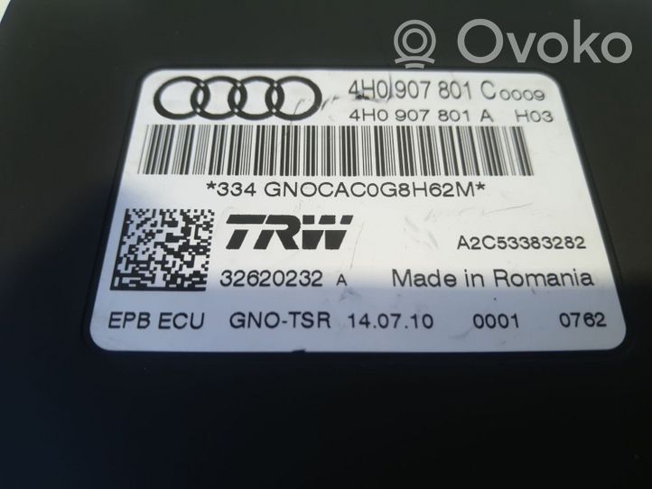 Audi A8 S8 D4 4H Moduł / Sterownik hamulca ręcznego 4H0907801C