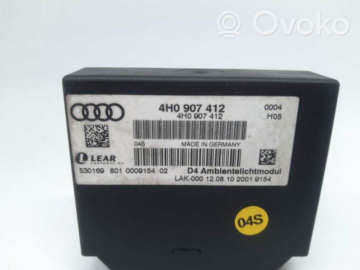 Audi A8 S8 D4 4H Sterownik / Moduł świateł LCM 4H0907412