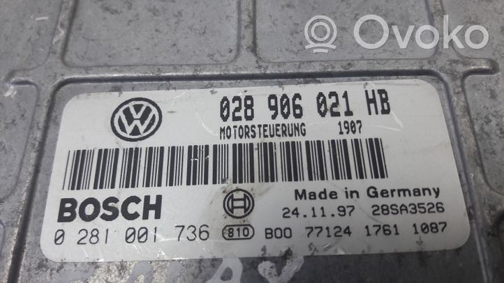 Volkswagen Sharan Sterownik / Moduł ECU 028906021HB