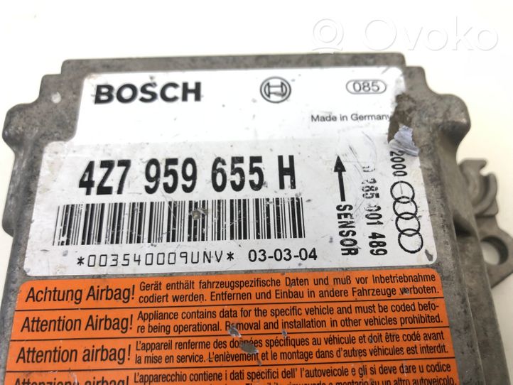 Audi A6 Allroad C5 Sterownik / Moduł Airbag 4Z7959655H