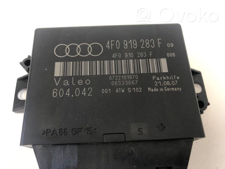 Audi A6 S6 C6 4F Parkavimo (PDC) daviklių valdymo blokas 4F0919283F