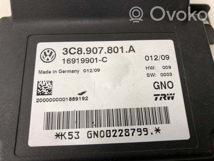 Volkswagen PASSAT B6 Rankinio stabdžio valdymo blokas 3C8907801A