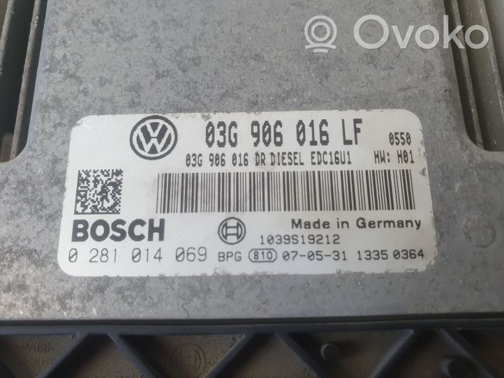 Volkswagen Caddy Centralina/modulo del motore 03G906016LF