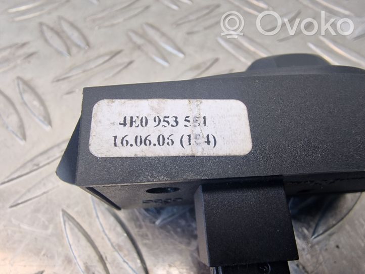 Audi A8 S8 D3 4E Vairo padėties valdymo rankenėlė 4E0953551