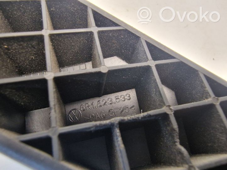 Volkswagen Polo V 6R Engine bonnet (hood) release handle 6R1823533
