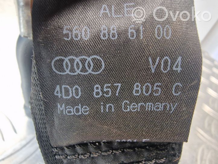 Audi A8 S8 D2 4D Ceinture de sécurité arrière 4D0857805C
