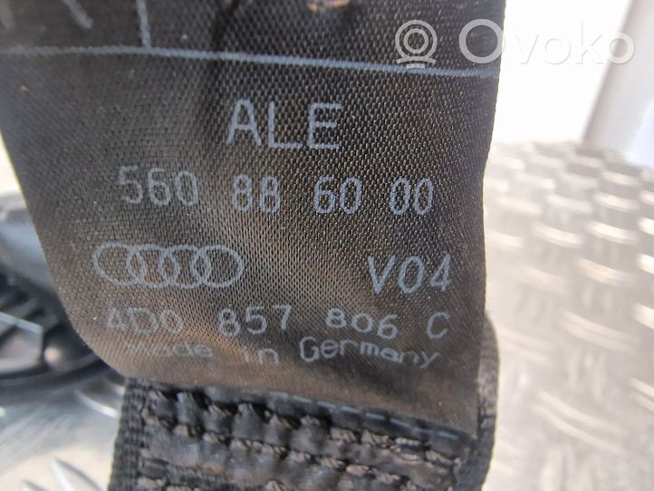 Audi A8 S8 D2 4D Ceinture de sécurité arrière 4D0857806C