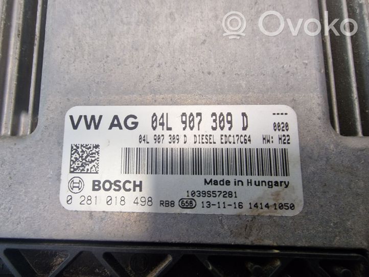 Volkswagen Golf VII Sterownik / Moduł ECU 04L907309D