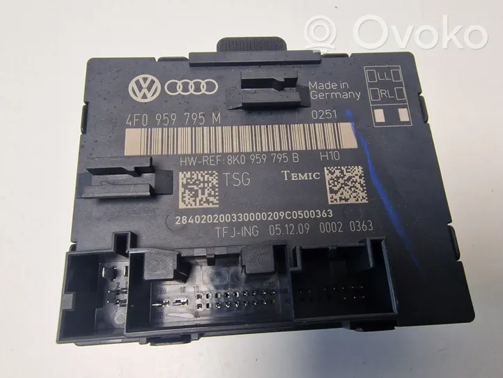 Audi A6 S6 C6 4F Door control unit/module 4F0959795M