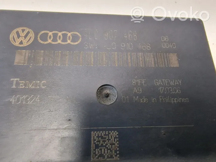 Audi Q7 4L Gateway valdymo modulis 4F0907468