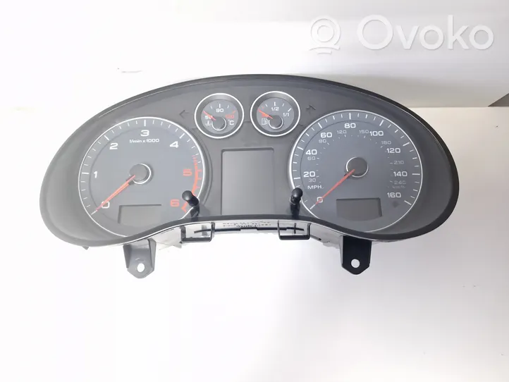 Audi A3 S3 A3 Sportback 8P Speedometer (instrument cluster) 8P0920983